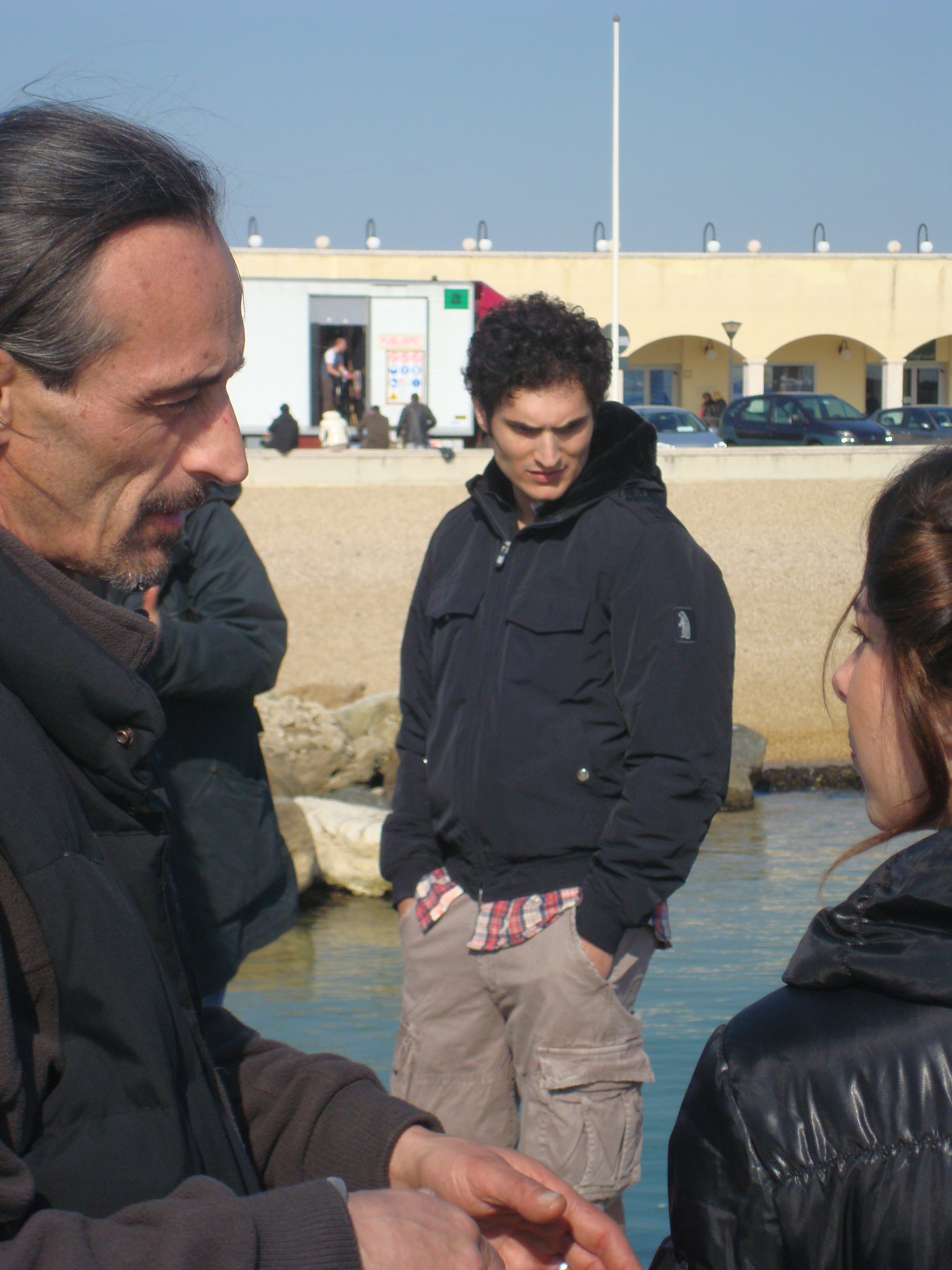 (Alessandro Tersigni sul set de I Cesaroni (Copyright OstiaTV Srl)